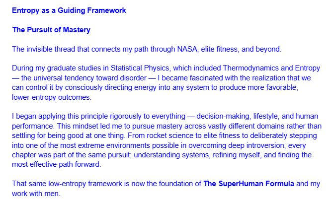 Entropy Framework Low-Entropy Decision-making